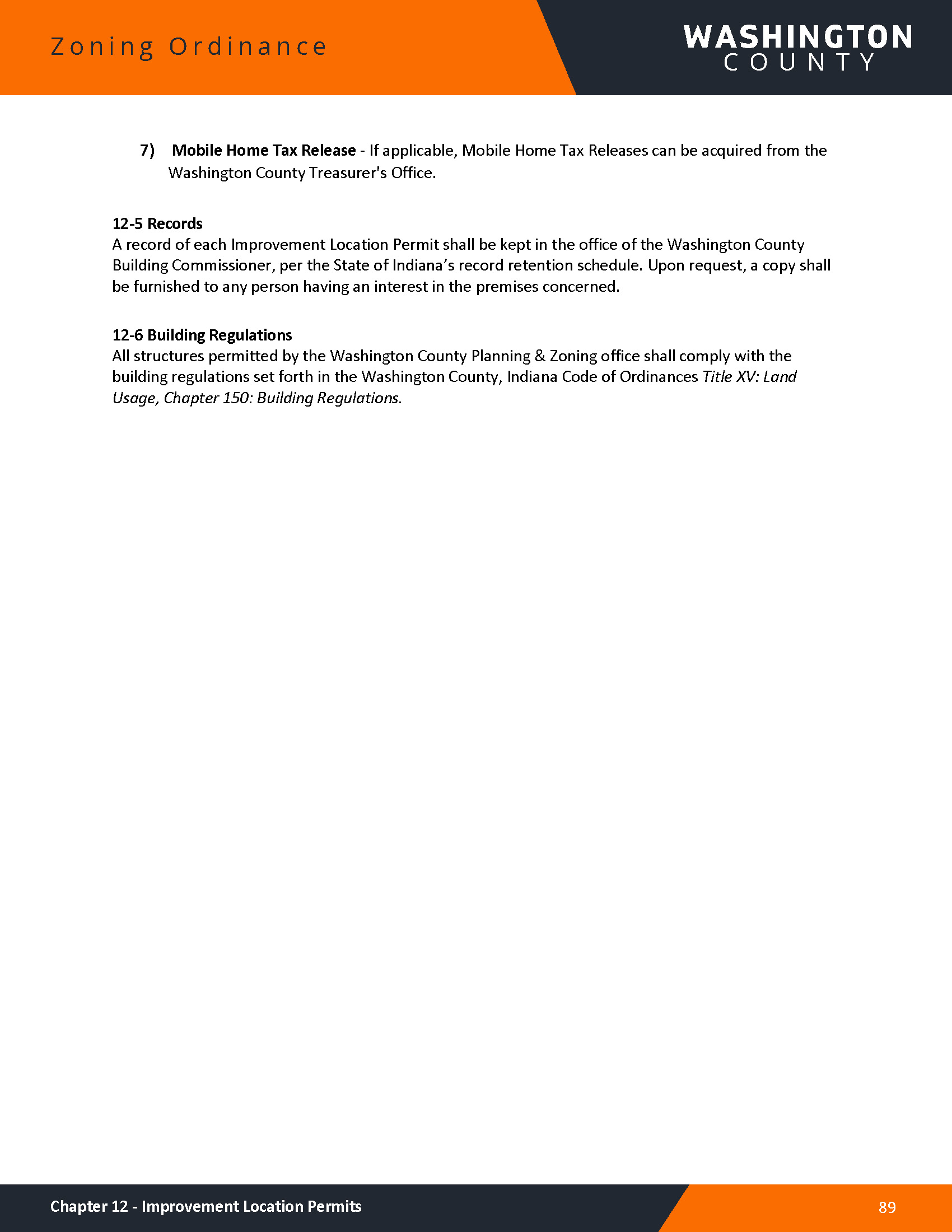 Washington County Zoning Ordinance1 12 25 Page 094